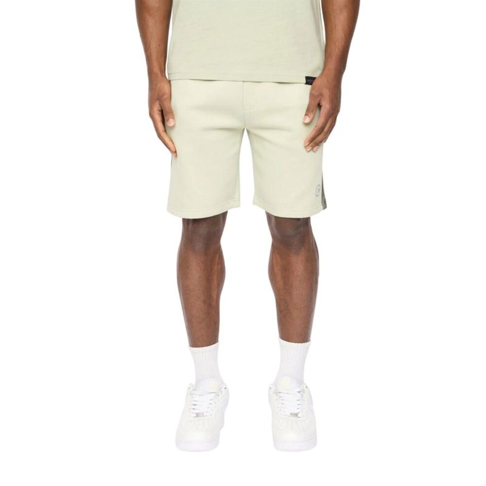 Crosshatch Mens Branton Shorts / Light Olive